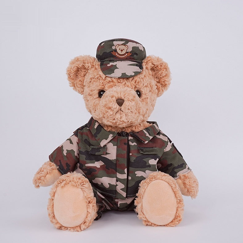 Hugs Baby Traffic Police Bear Doll Plush Toys