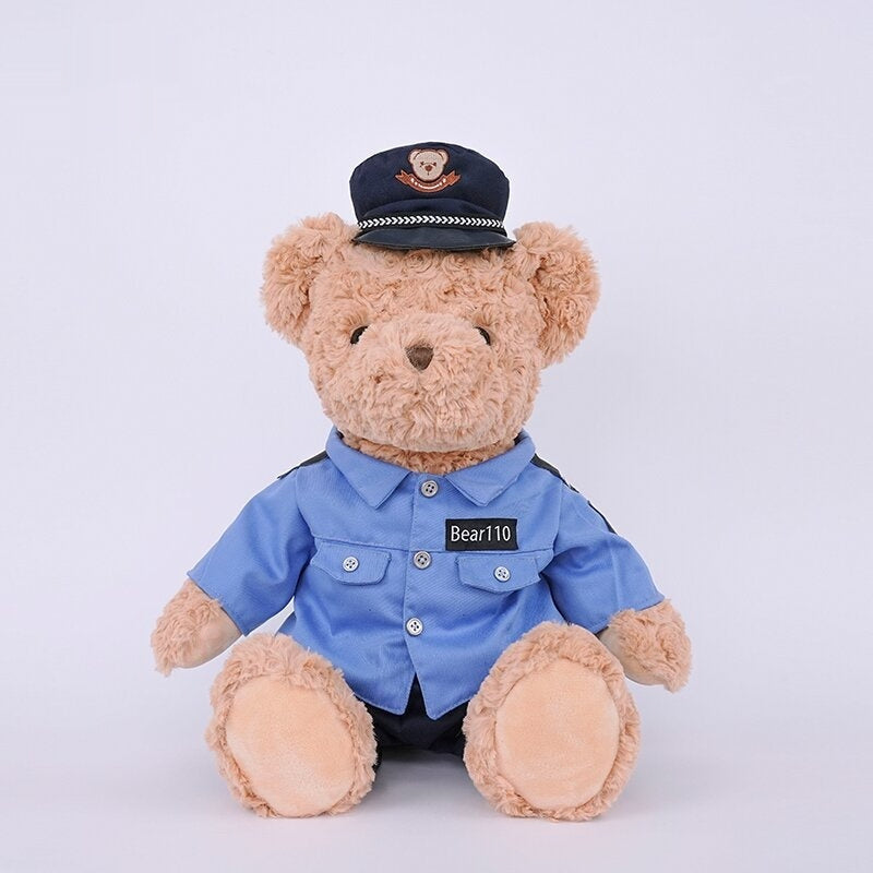 Hugs Baby Traffic Police Bear Doll Plush Toys