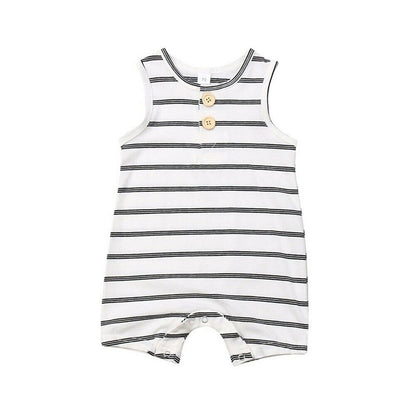 Summer Clothing set Baby Boy Striped Romper Summer Jumpsuit